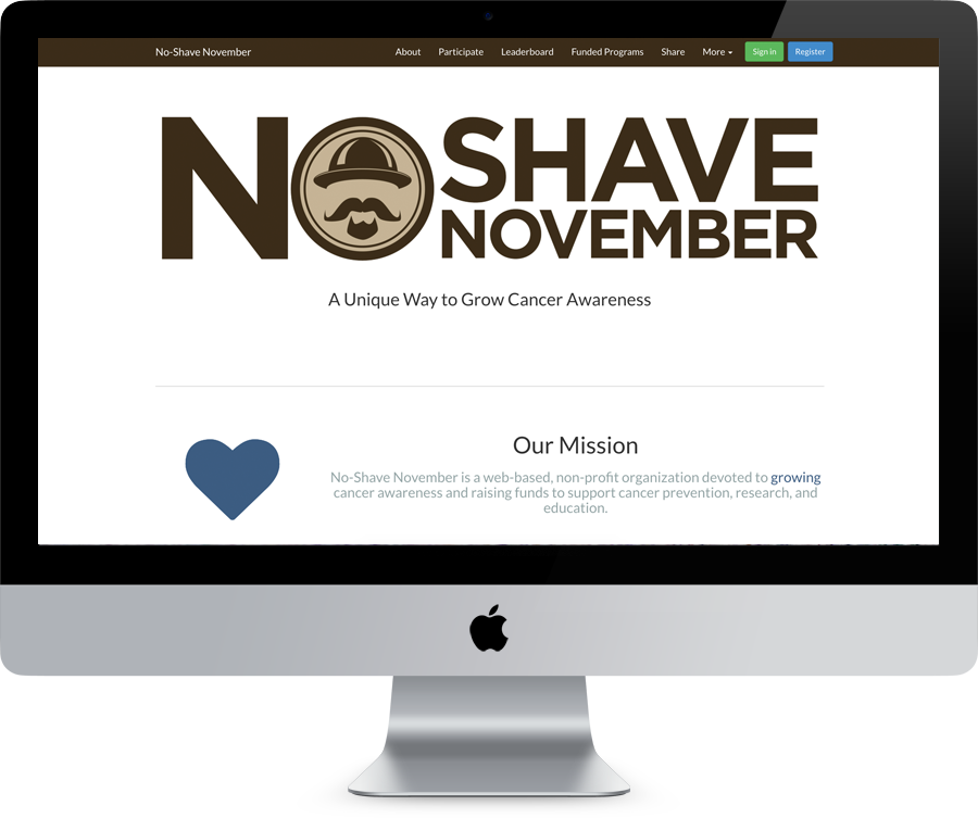 No-Shave November Website